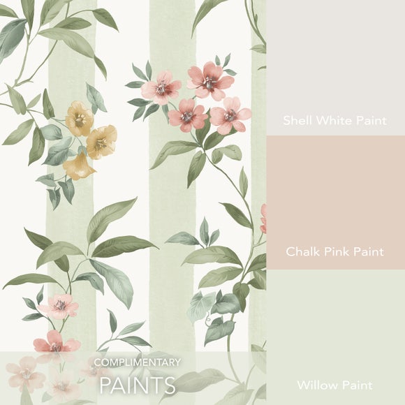 Photo 4 of Garden Stripe Wallpaper