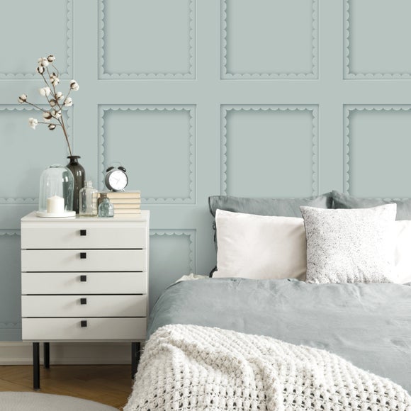 Scallop Panel Wallpaper