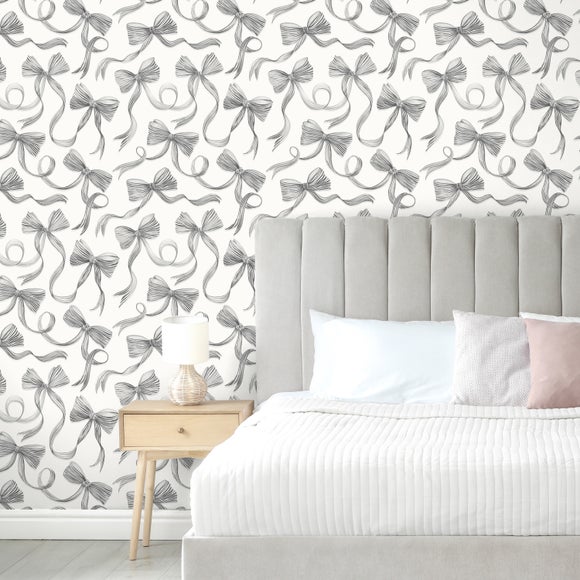 Painted Bows Wallpaper