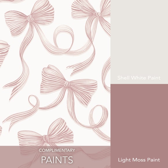 Photo 4 of Painted Bows Wallpaper