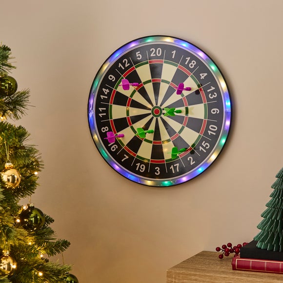 LED Magnetic Dartboard Game