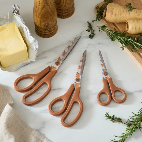Pack of 3 Highland Cow Scissors