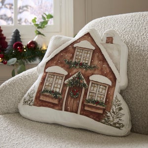 Beaded Traditional House Cushion
