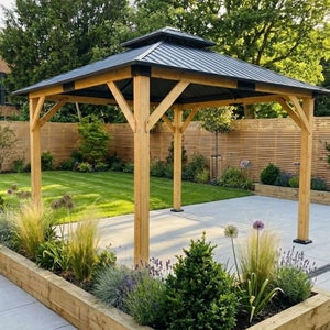 Norfolk Leisure Ottawa 3.6m X 4m Cedar Wood Gazebo
