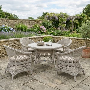 Norfolk Leisure Cotswold 4 Seat Round Dining Set