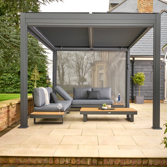 Norfolk Leisure 3m x 3m with 3 Screens Pergola