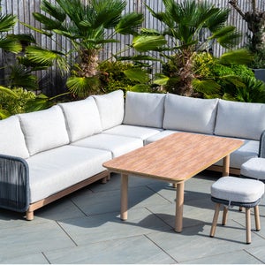 Norfolk Leisure Buxton Rope Weave 2 Seat Corner Set