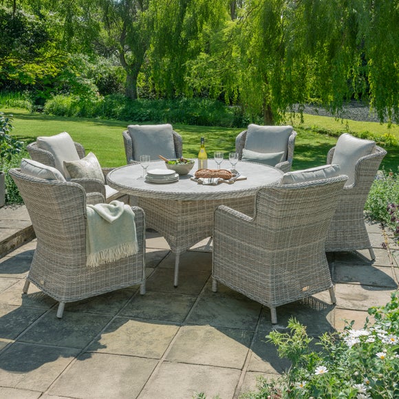 Norfolk Leisure Vienna 6 Seater Outdoor Dining Set