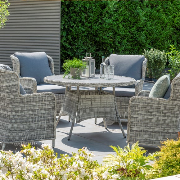 Norfolk Leisure Vienna 4 Seater Outdoor Dining Set
