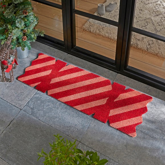 Christmas Cracker Coir Doormat