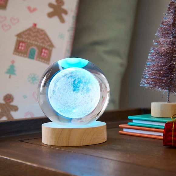 Moon Colour Changing Crystal Ball Table Lamp