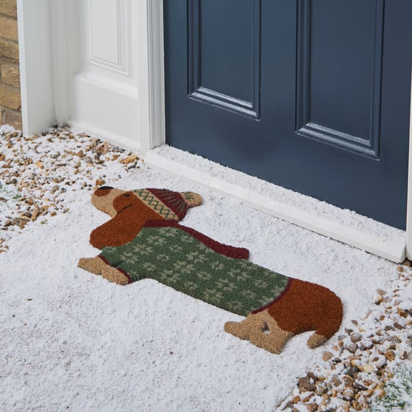 Humphrey the Basset Hound Coir Doormat