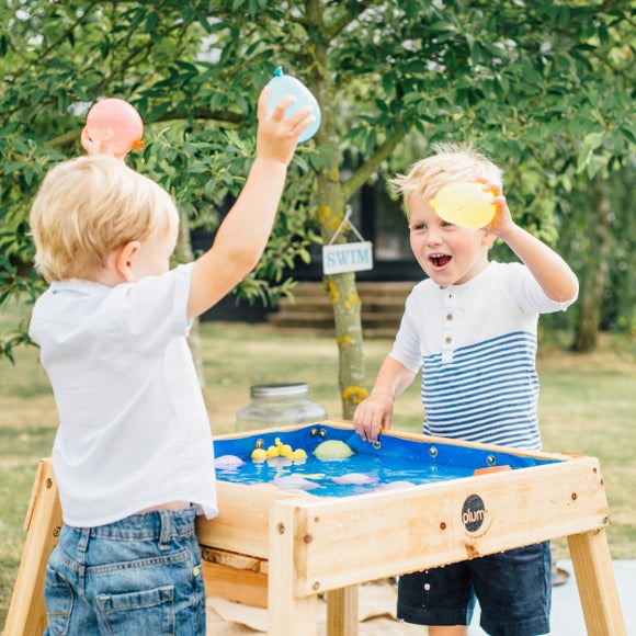 Plum Build and Splash Wooden Sand and Water Table