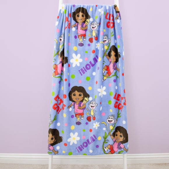 Dora Hola Fleece Blanket