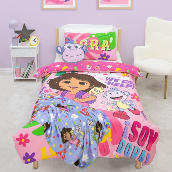 Dora Hola Duvet Cover and Pillowcase Set