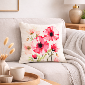 Poppy Square Cushion
