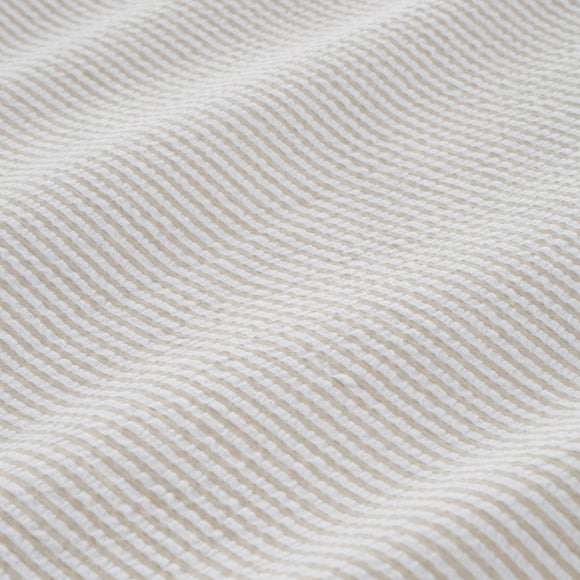Photo 3 of Bianca Seersucker Woven Stripe 100 Cotton Duvet Cover & Pillowcase Set