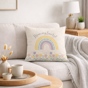 Blooming Lovely Square Cushion Cover