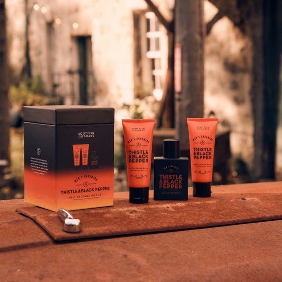 Thistle and Black Pepper Well Groomed Gift Set
