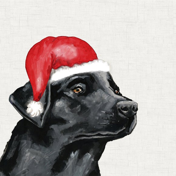 Photo 4 of Labrador Christmas Hat Square Cushion