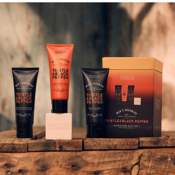 View Thistle And Black Pepper Signature Gift Set View Thistle And Black Pepper Signature Gift Set