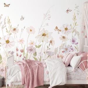 Floral Meadow Mural