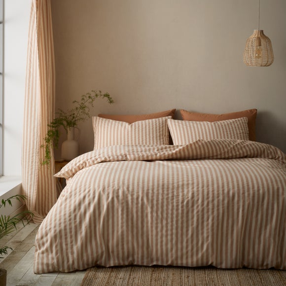View Pineapple Elephant Cotton Rich Woven Stripe Duvet Cover & Pillowcase Set View Pineapple Elephant Cotton Rich Woven Stripe Duvet Cover & Pillowcase Set