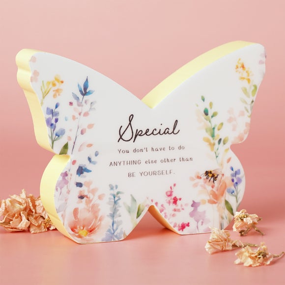 The Cottage Garden Floral Mantel Butterfly Ornament