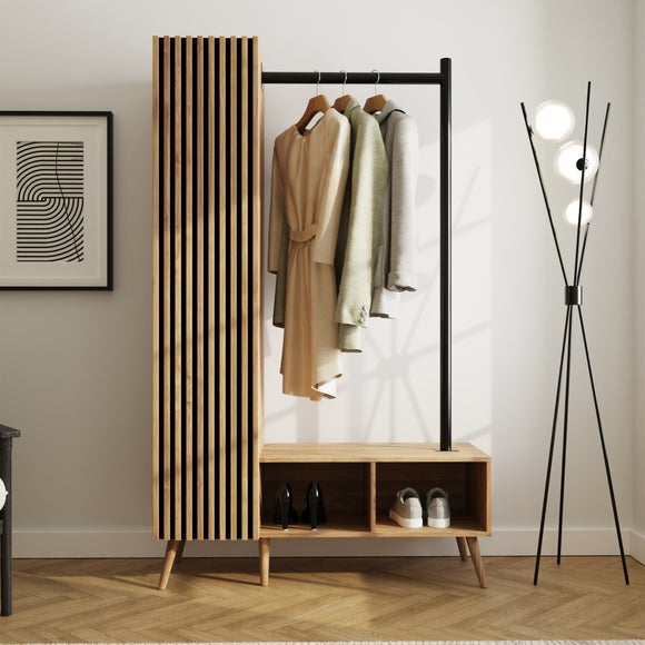 Rafe Clothes Rail with Storage