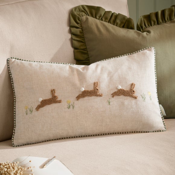 View Wylder Nature Ramble Hares Rectangle Cushion View Wylder Nature Ramble Hares Rectangle Cushion