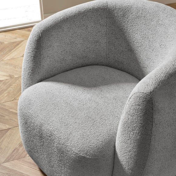 Photo 2 of Bowline Chenille Swivel Accent Chair