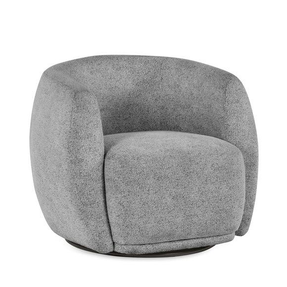 Photo 5 of Bowline Chenille Swivel Accent Chair