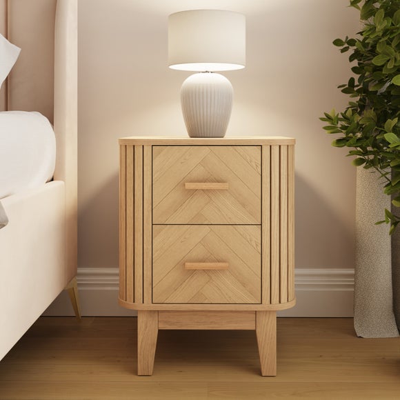View Dex Chevron Bedside Table View Dex Chevron Bedside Table