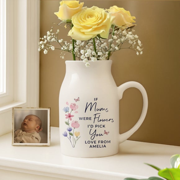 Personalised I'd Pick You Jug Vase