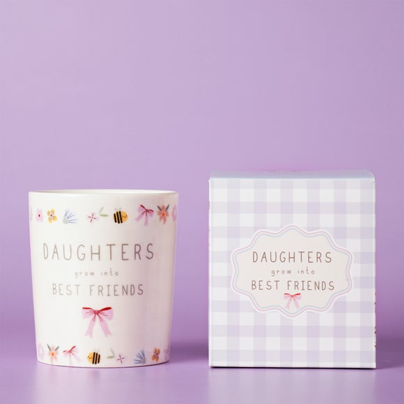 Love Life Daughters Lychee & Raspberry Ceramic Candle