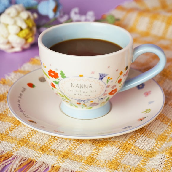 Click to view product details and reviews for Love Life Nanna Cup Saucer.