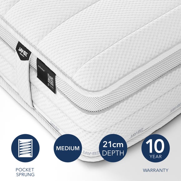 Return - Jay-Be 1000 E Pocket Eco Truecore Mattress, Double