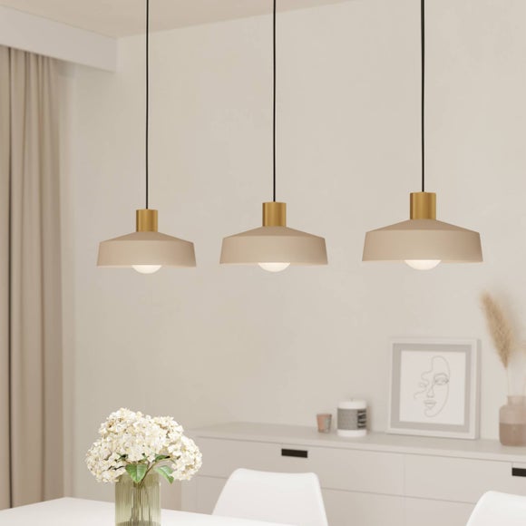 Return - EGLO Valdiola 3 Light Diner Ceiling Light