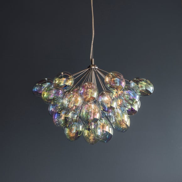 Return - Vogue Moline 6 Light Chandelier, Chrome