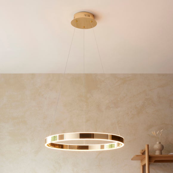 Return - Vogue Ring Modern LED Adjustable Pendant Light