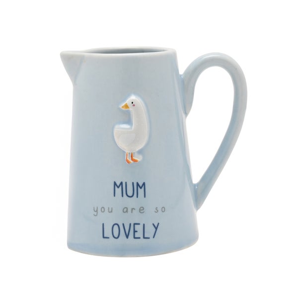 Love Life Mum Embossed Ceramic Jug