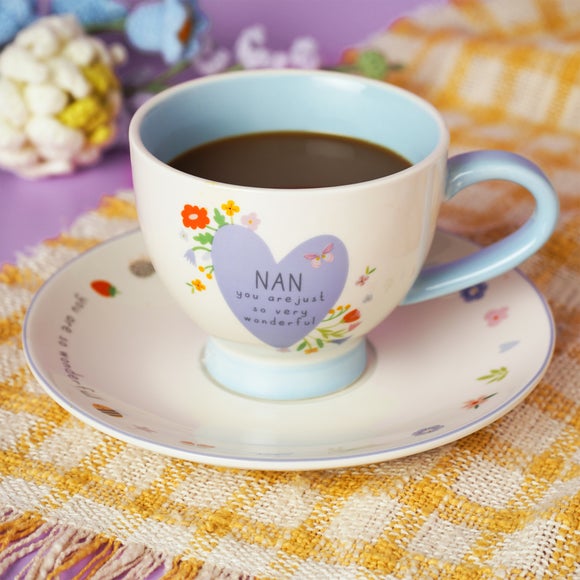 Love Life Nan Cup & Saucer