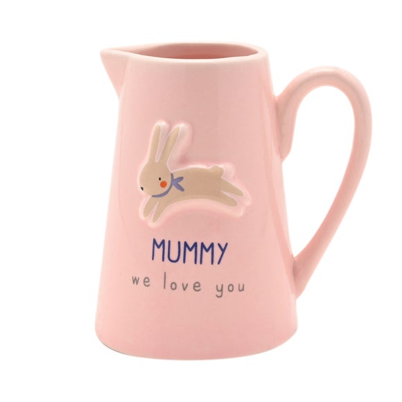 Click to view product details and reviews for Love Life Mummy Embossed Ceramic Jug.