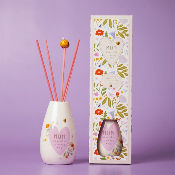 Love Life Mum Lychee & Raspberry Ceramic Diffuser