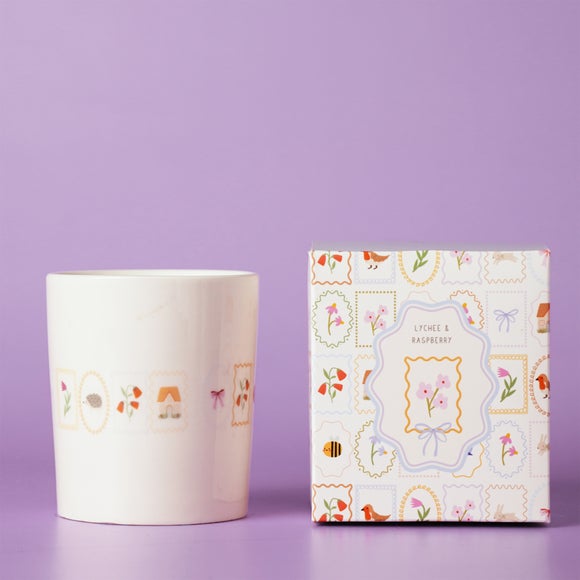 Click to view product details and reviews for Love Life Lychee Raspberry Ceramic Candle.