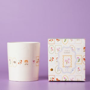 Love Life Lychee & Raspberry Ceramic Candle