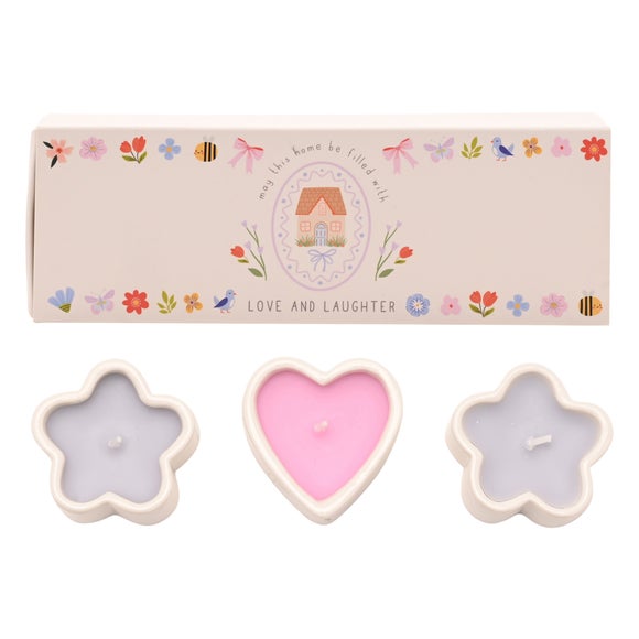 Click to view product details and reviews for Love Life Home Set Of 3 Lychee Raspberry Mini Candles.