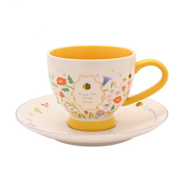 Love Life Little Things Cup & Saucer
