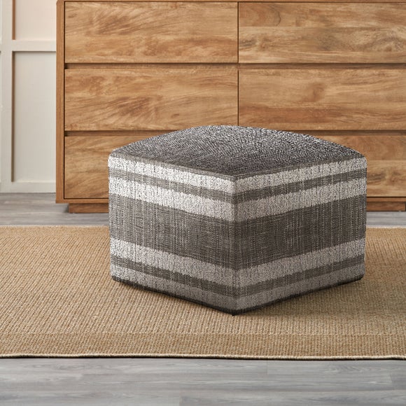 Pacific Lifestyle Stripe Outdoor Pouffe