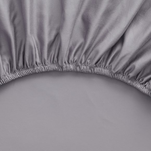 Hotel 400 Thread Count 100 Cotton Sateen Fitted Sheet